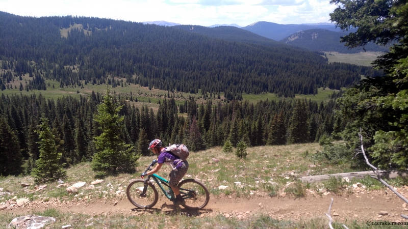 mtb the old gunnison spur of the colorado trail