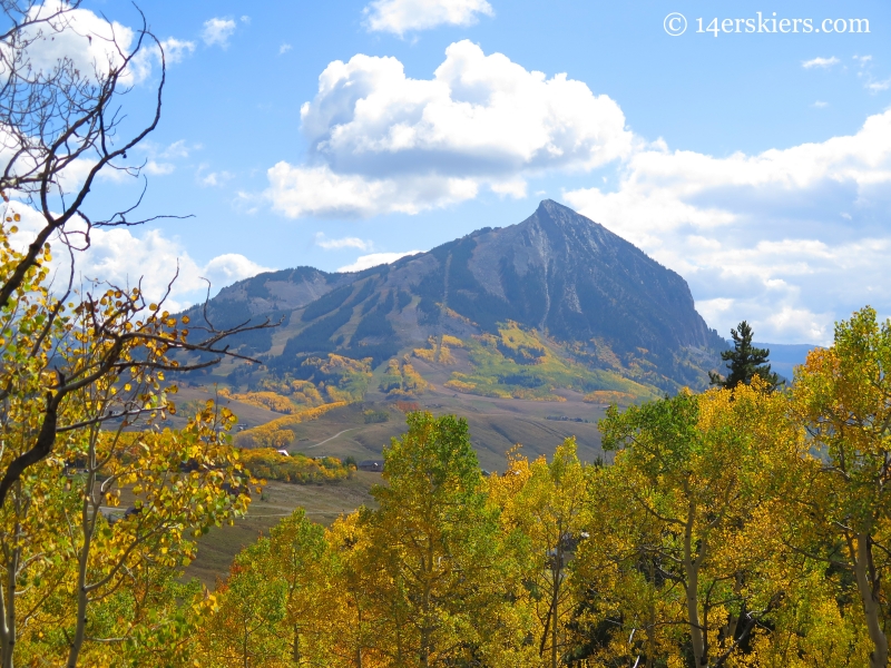 mount Crested Butte seen from Long Lake hike