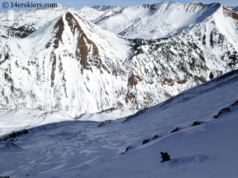 Pete bakcountry skiing in Crested Butte.