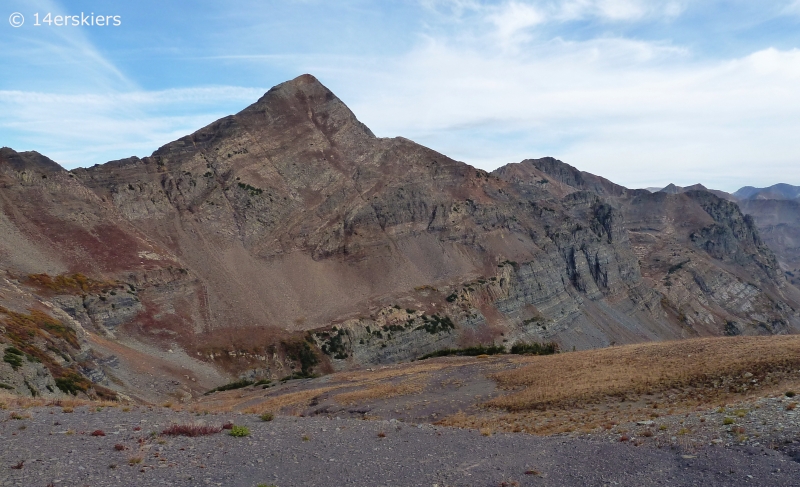 Hiking the Ruby Range traverse near Crested Butte, CO.