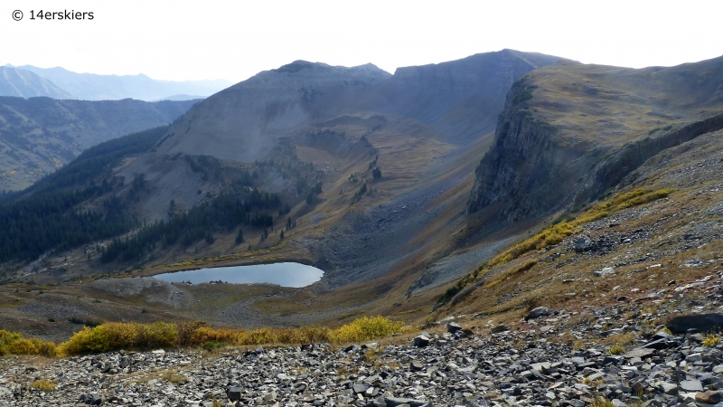 Hiking the Ruby Range traverse near Crested Butte, CO.