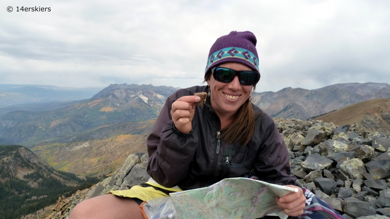 Hiking the Ruby Range traverse near Crested Butte, CO.