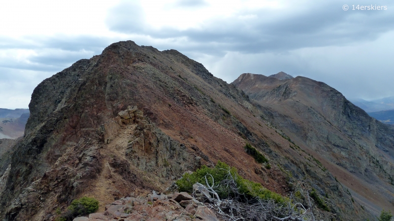 Hiking the Ruby Range traverse near Crested Butte, CO.