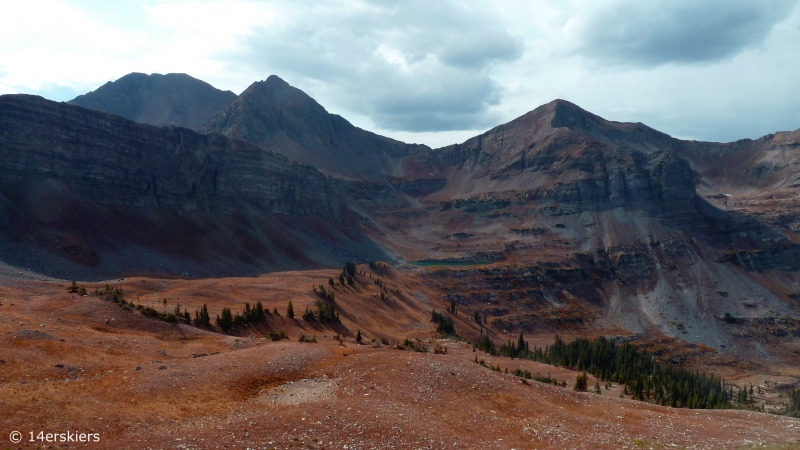 Hiking the Ruby Range traverse near Crested Butte, CO.