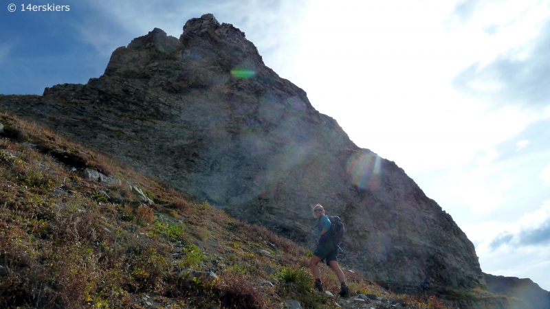 Hiking the Ruby Range traverse near Crested Butte, CO.