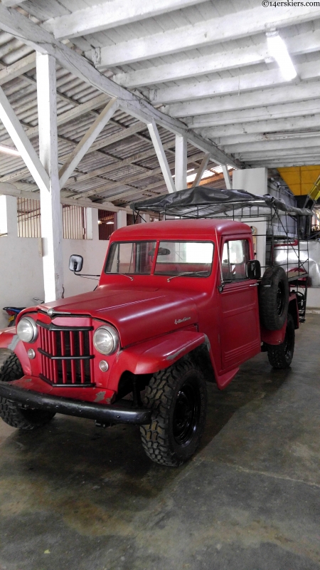 truck in minca colombia