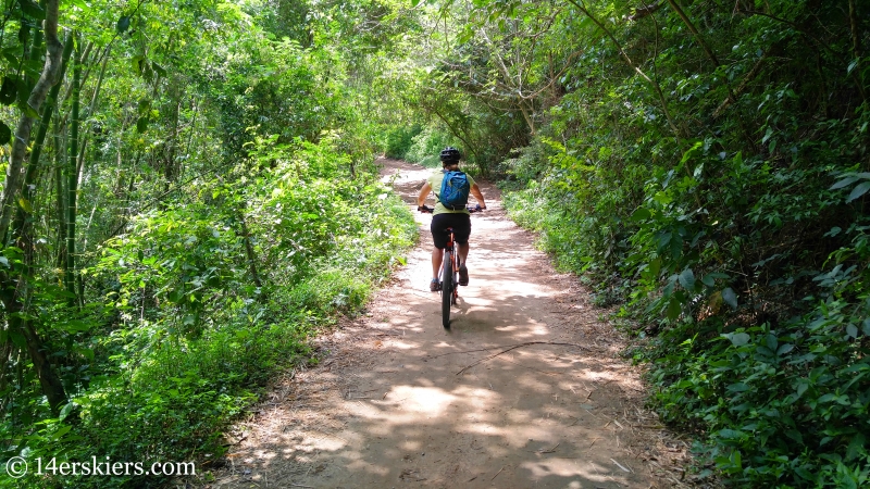 Mountain biking in Minca, Colombia