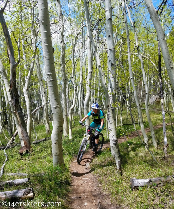 June mountain biking in Crested Butte