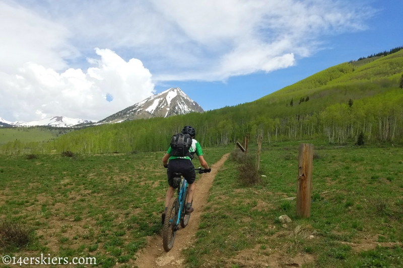 June mountain biking in Crested Butte