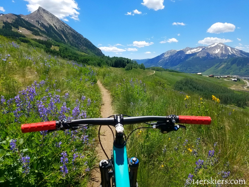 June mountain biking in Crested Butte