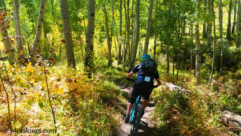 Frank Konsella mountain biking 409 in Crested Butte