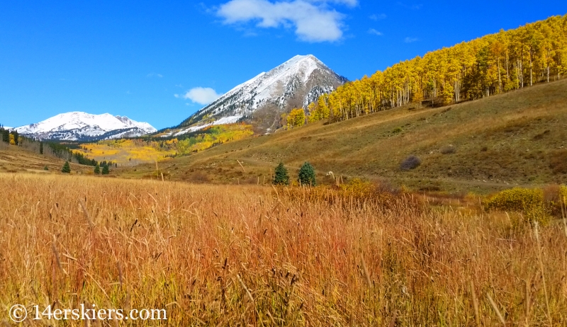 Washington Gulch valley in fall