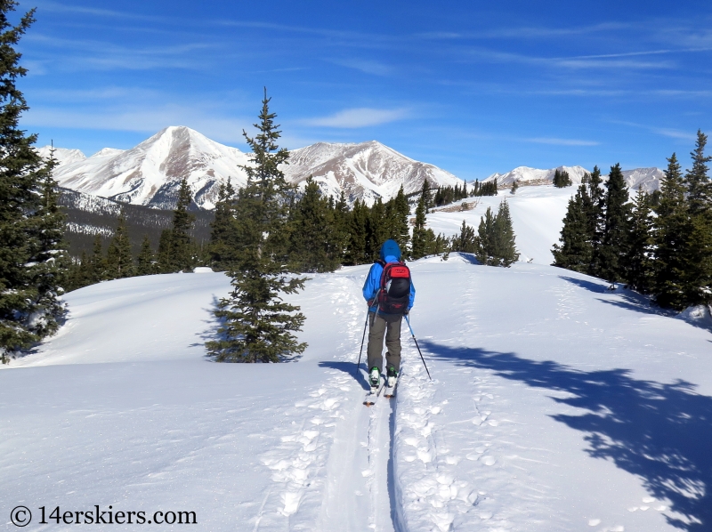 Monarch Pass backcountry skiing and Mount Aetna