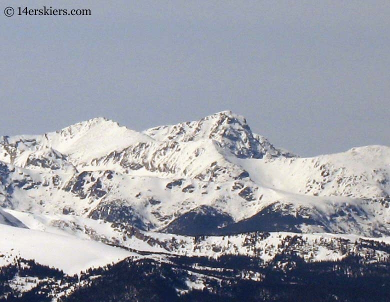 Mount Holy Cross seen from Mount Sherman.  