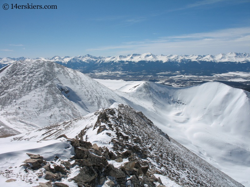 Views from summit of Mount Sherman. 