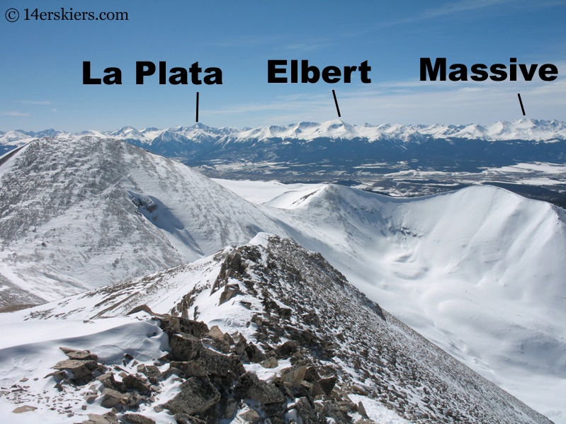 Views from summit of Mount Sherman. 