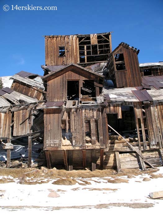 Mining ruins on Mount Sherman. 