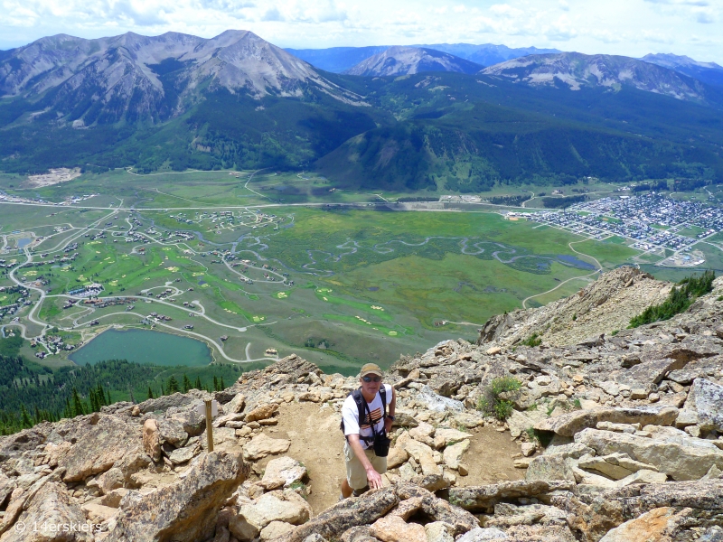 Hike to the top of the Peak, Crested Butte.