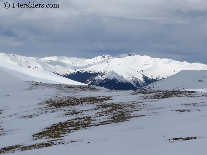 View toward Berthoud Pass from Mount Eva.