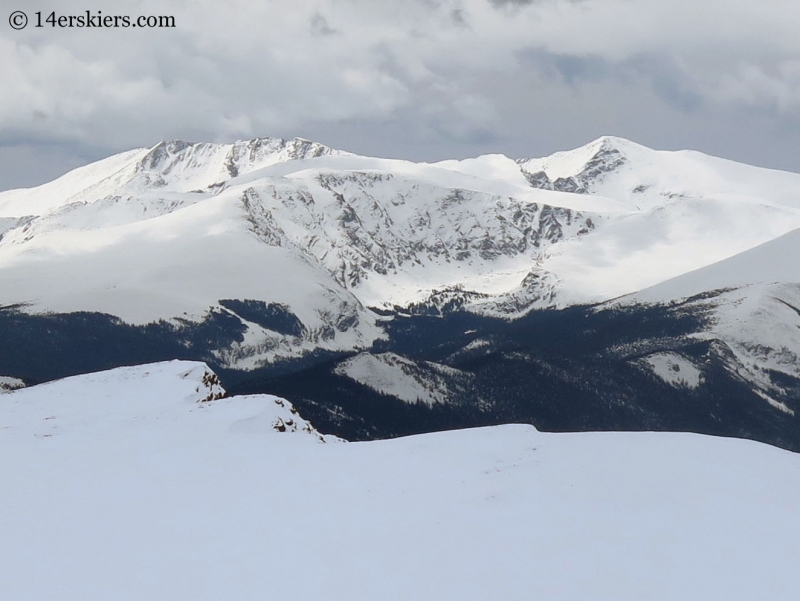 Gray Wolf seen from Mount Eva.