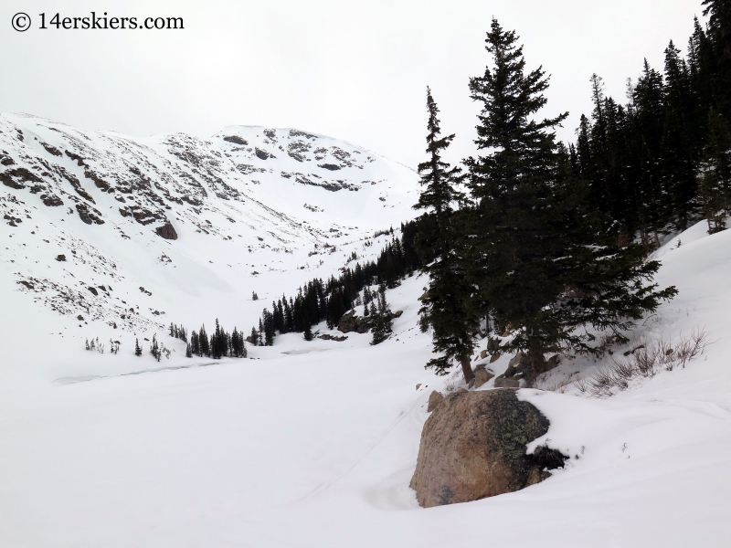 Upper Chinn's Lake near Mount Eva. 