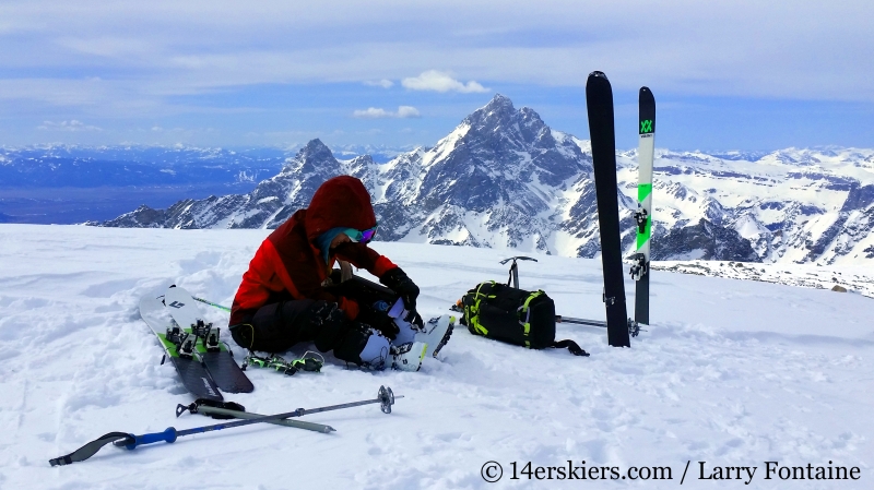 Summit of Mount Moran.