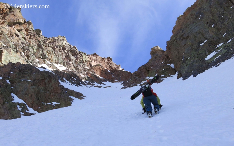 TR: Naked Lady Couloir (26 March 2015) - 14erskiers.com