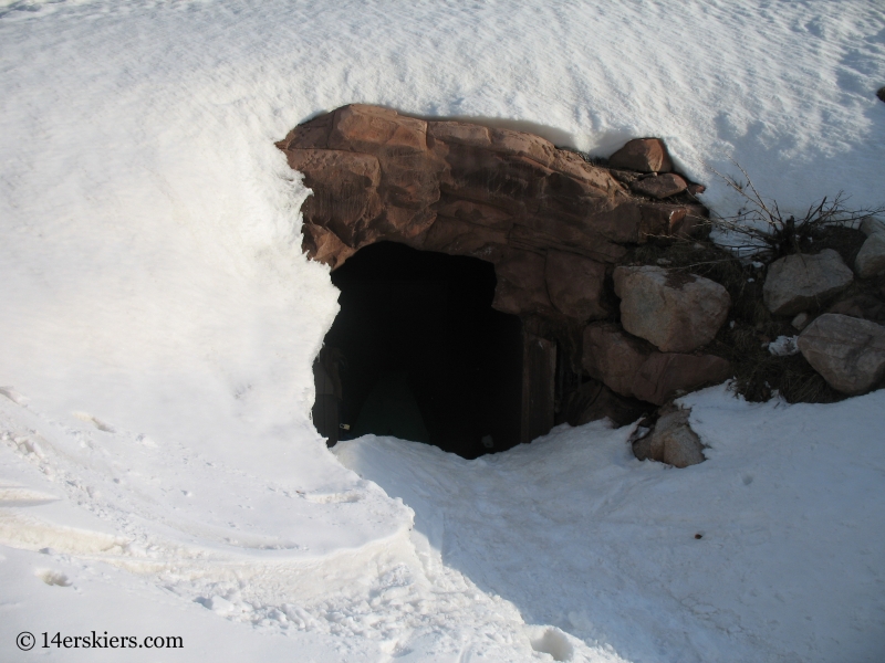 Snow-camping near the Maroon Bells