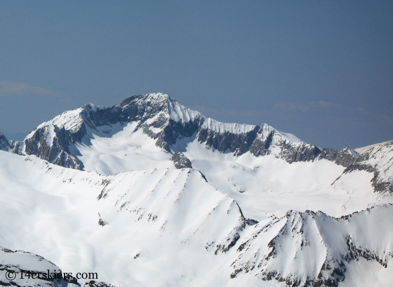 Capitol Peak seen from North Maroon.