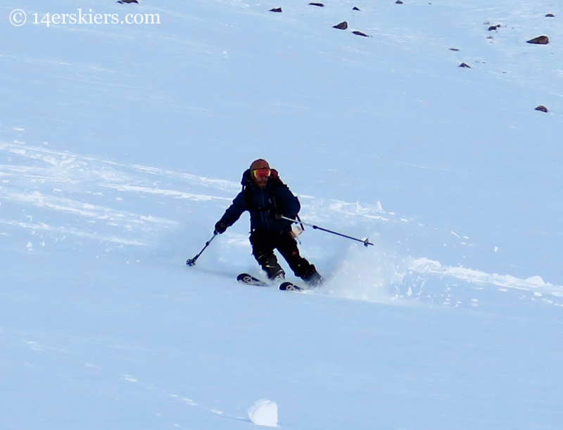 Ben McShan backcountry skiing Crested Butte