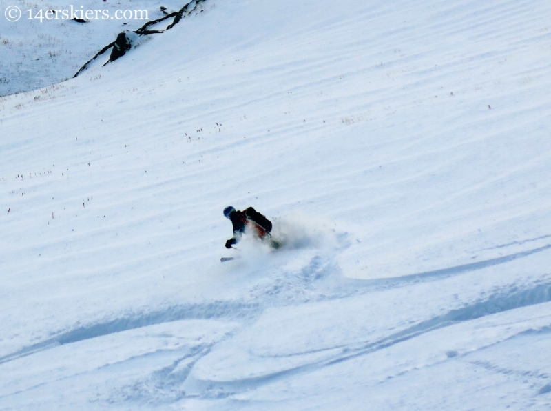 Brittany Konsella backcountry skiing Crested Butte