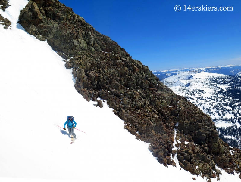 Alex reidman backcountry spring skiing crested butte