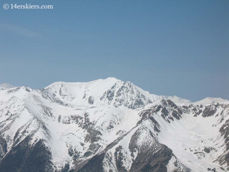 TR: Southeast Couloir on La Plata (7 & 12 April 2015) - 14erskiers.com