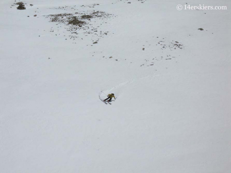 Frank Konsella backcountry skiing on Mount Oxford