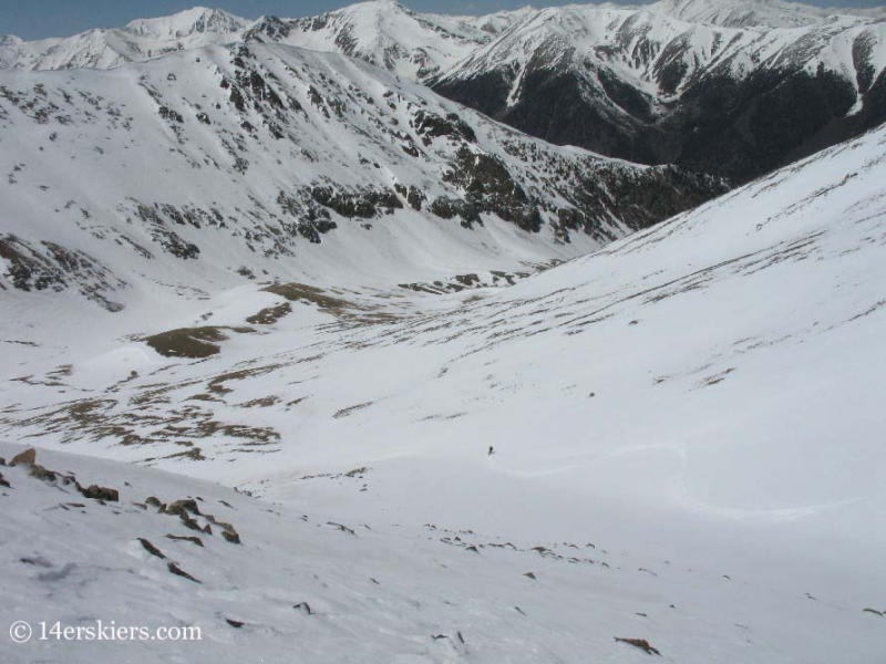 Frank Konsella backcountry skiing on Mount Oxford