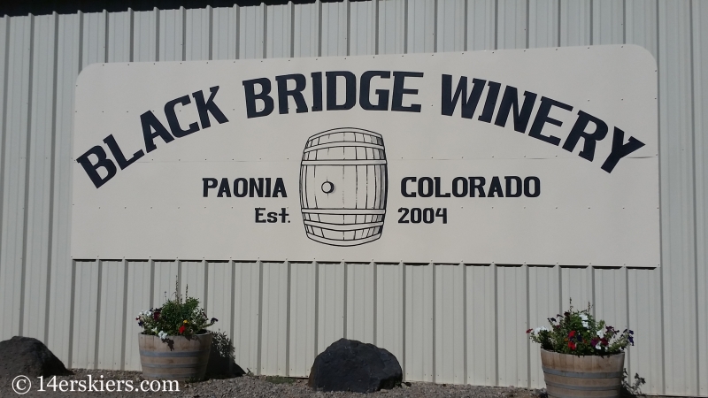 Black Bridge Winery near Paonia, CO.