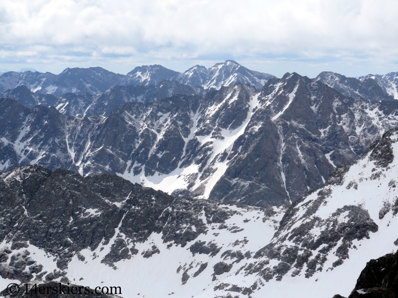 Views of the Gore Range from Peak C.