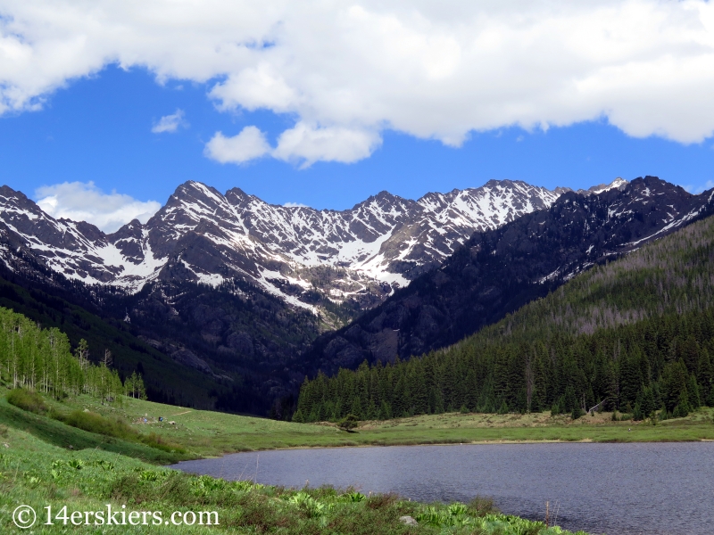 Peak C as seen from Piney Lake.