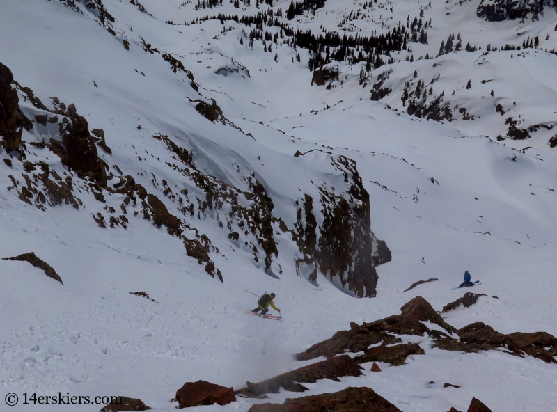 Backcountry skiing West Partner Peak, Peak U.