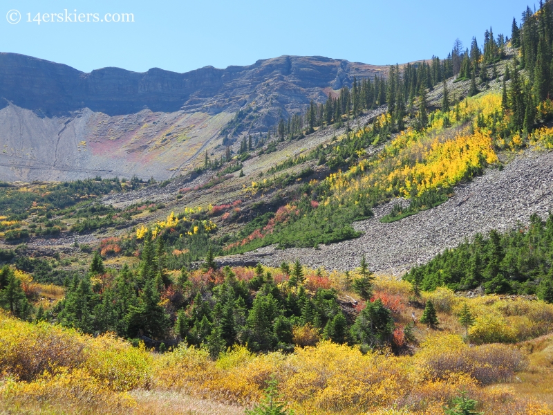 View from Peeler Lakes trail near Crested Butte