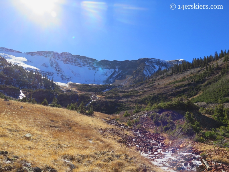 Redwell Basin on Mount Emmons near Crested Butte