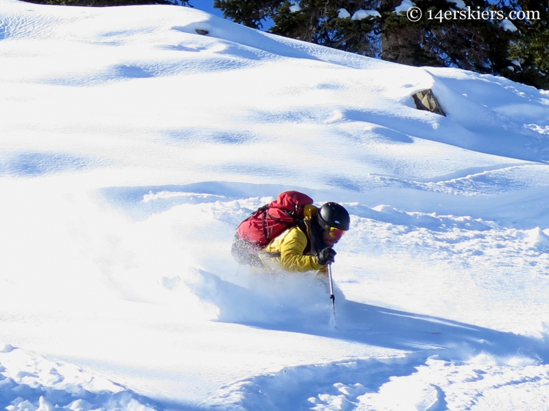 Ben McShan backcountry skiing in Crested Butte