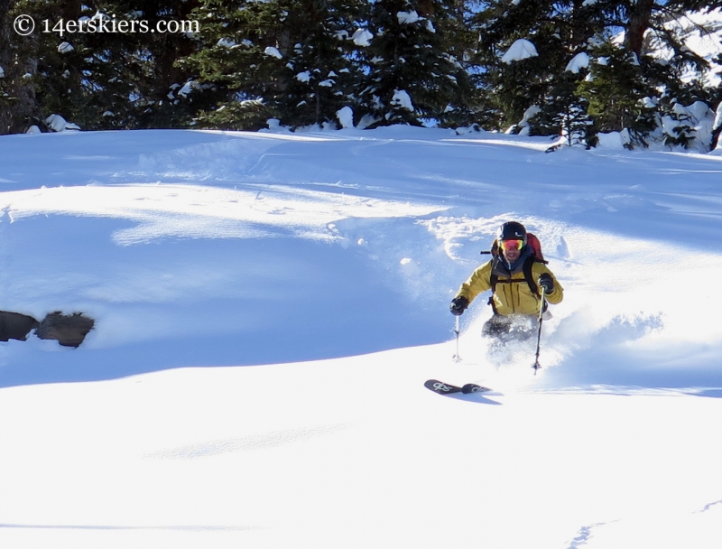 Backcountry skiing in Crested Butte