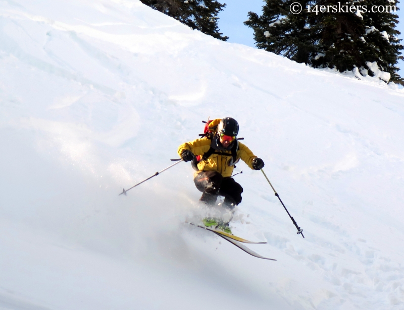 Ben McShan backcountry skiing in Crested Butte