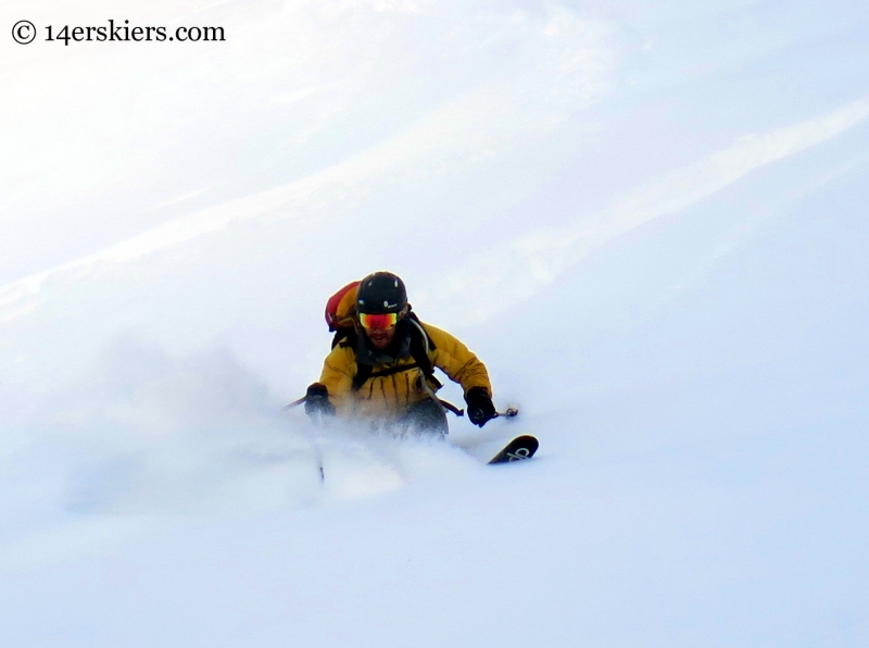 Ben McShan backcountry skiing in Crested Butte