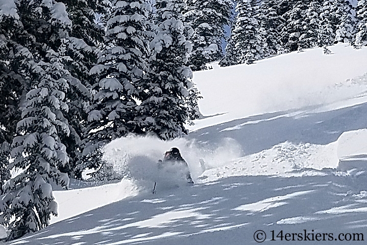 skiing in Crested Butte backcountry