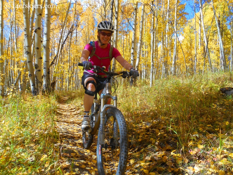 Mountain biking Point Lookout and 409.5 near Crested Butte, CO.