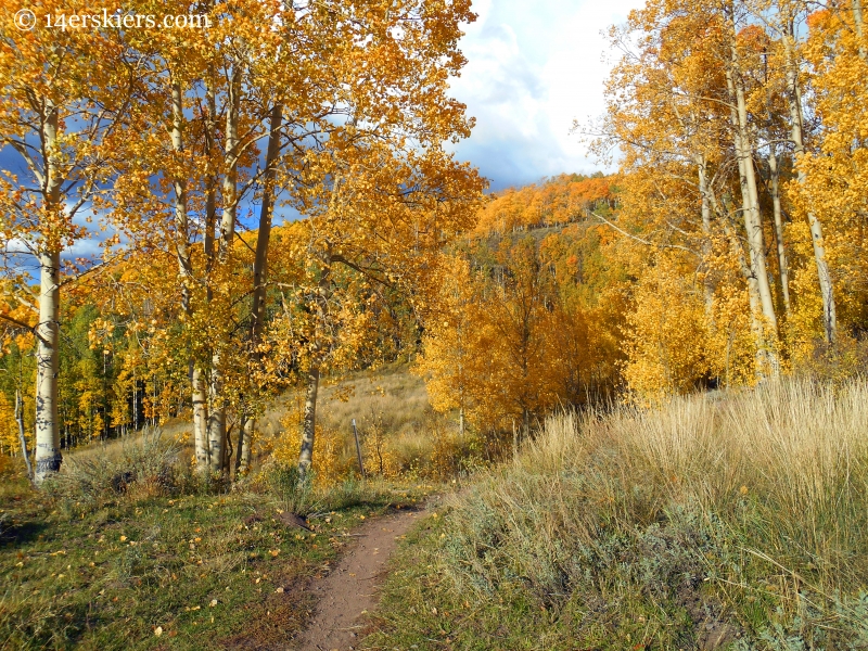 Mountain biking Point Lookout and 409.5 near Crested Butte, CO.