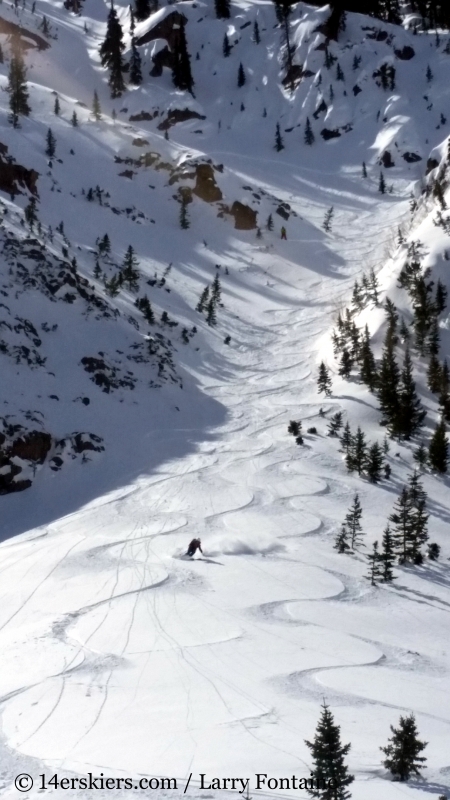 backcountry skiing in the Powder Factory