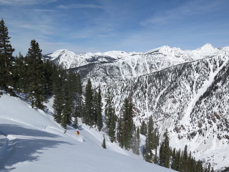 backcountry skiing in the Powder Factory